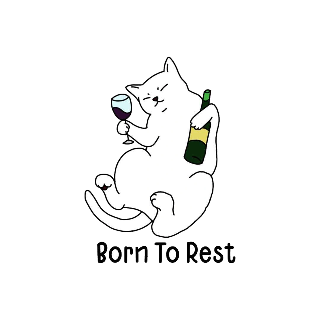 Born To Rest Sticker